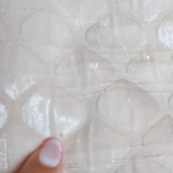 Ann Taylor Loft Pale Pink Embossed Skirt Size 6 - Picture 9 of 14